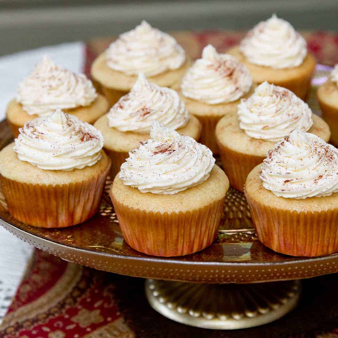 Eggnog Cupcakes Snixy Kitchen