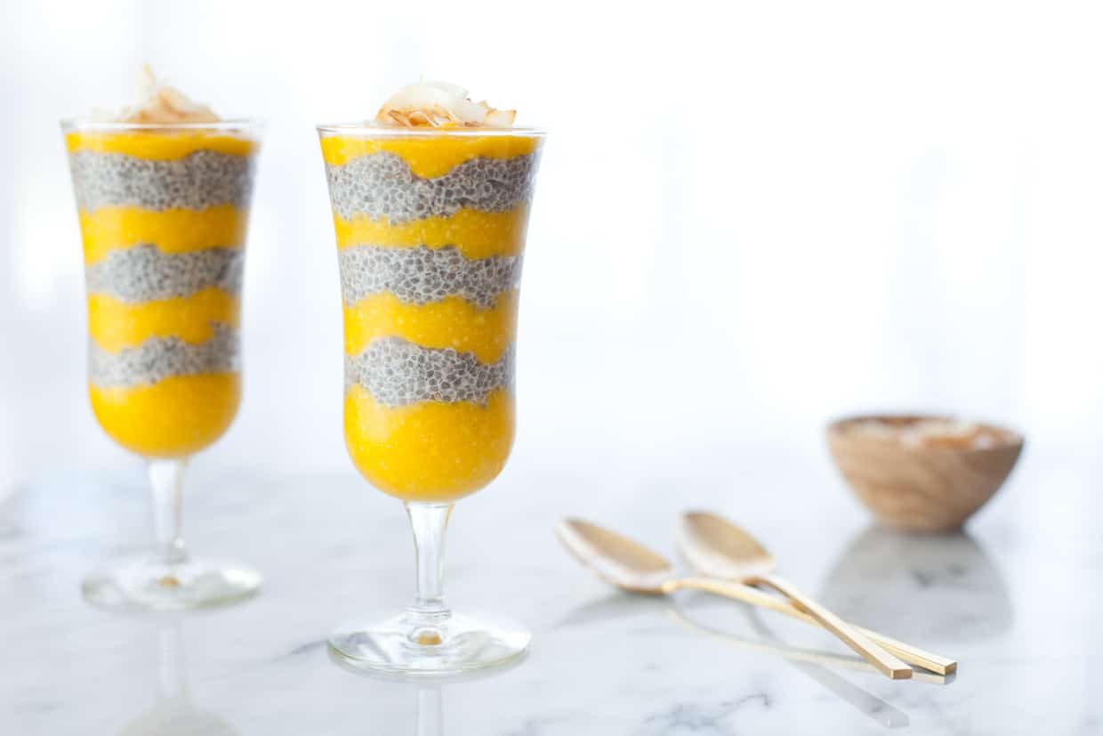 mango chia pudding