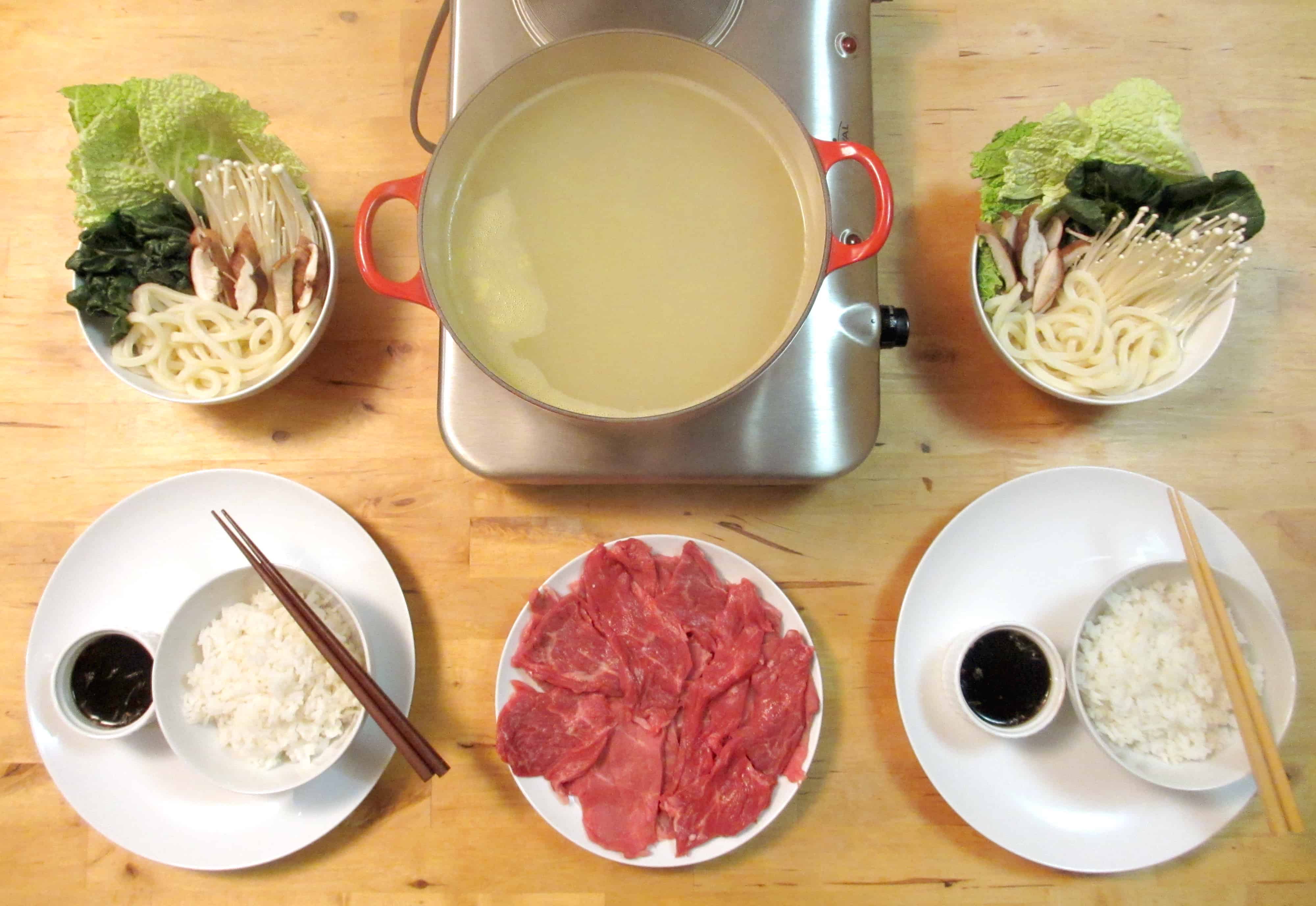 shabu shabu (japanese hot pot)