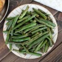 Spicy green beans