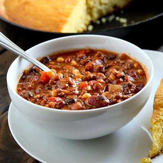 Healthy Turkey and Veggie Chili