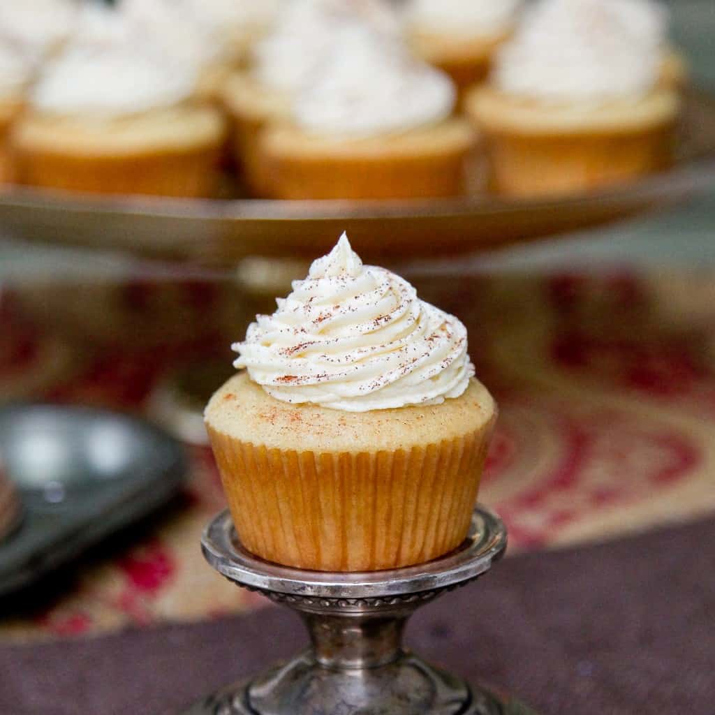 Eggnog Cupcakes Snixy Kitchen