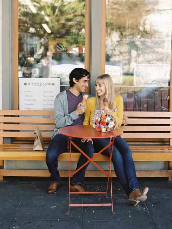 Ice Cream Engagement Photos