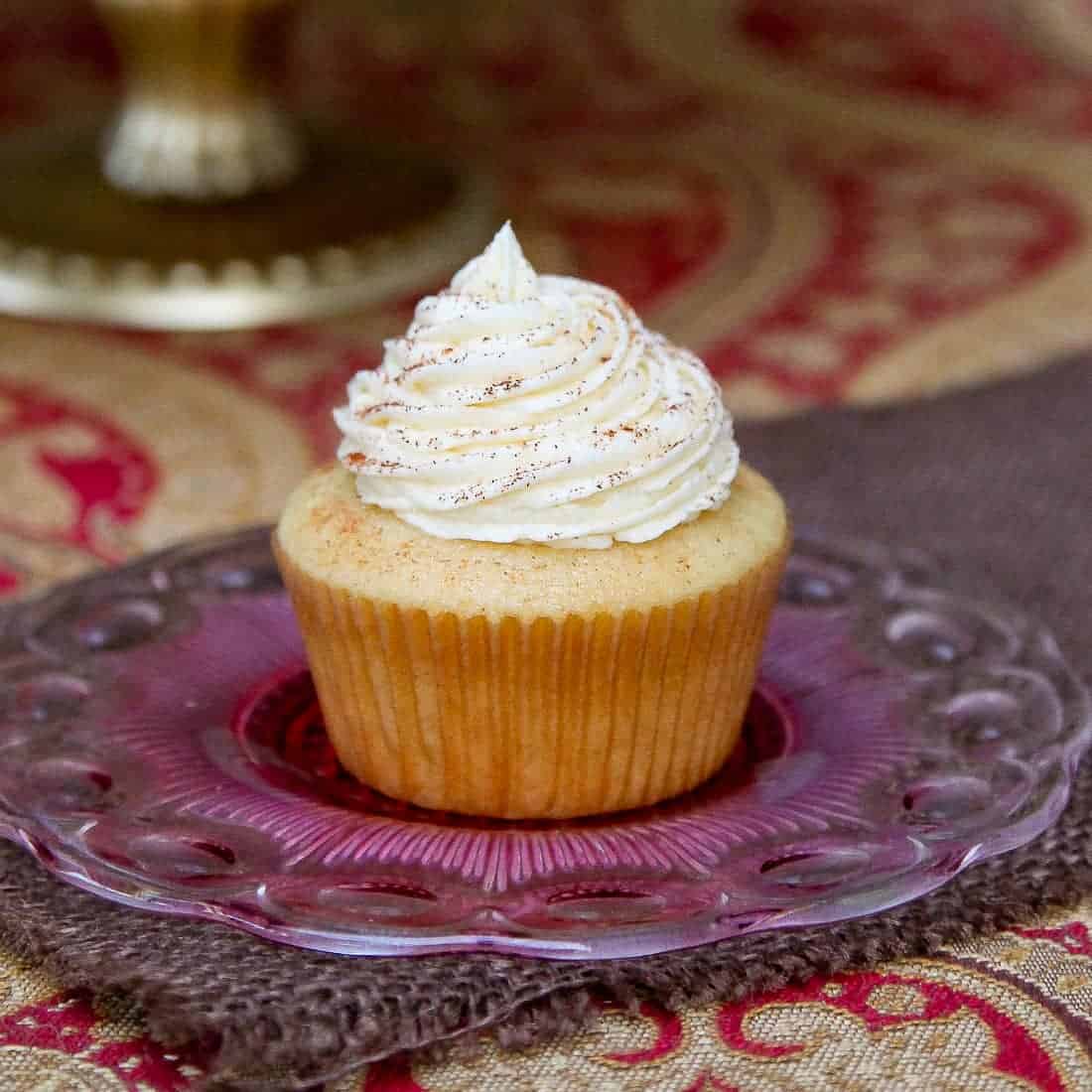 Eggnog Cupcakes Snixy Kitchen