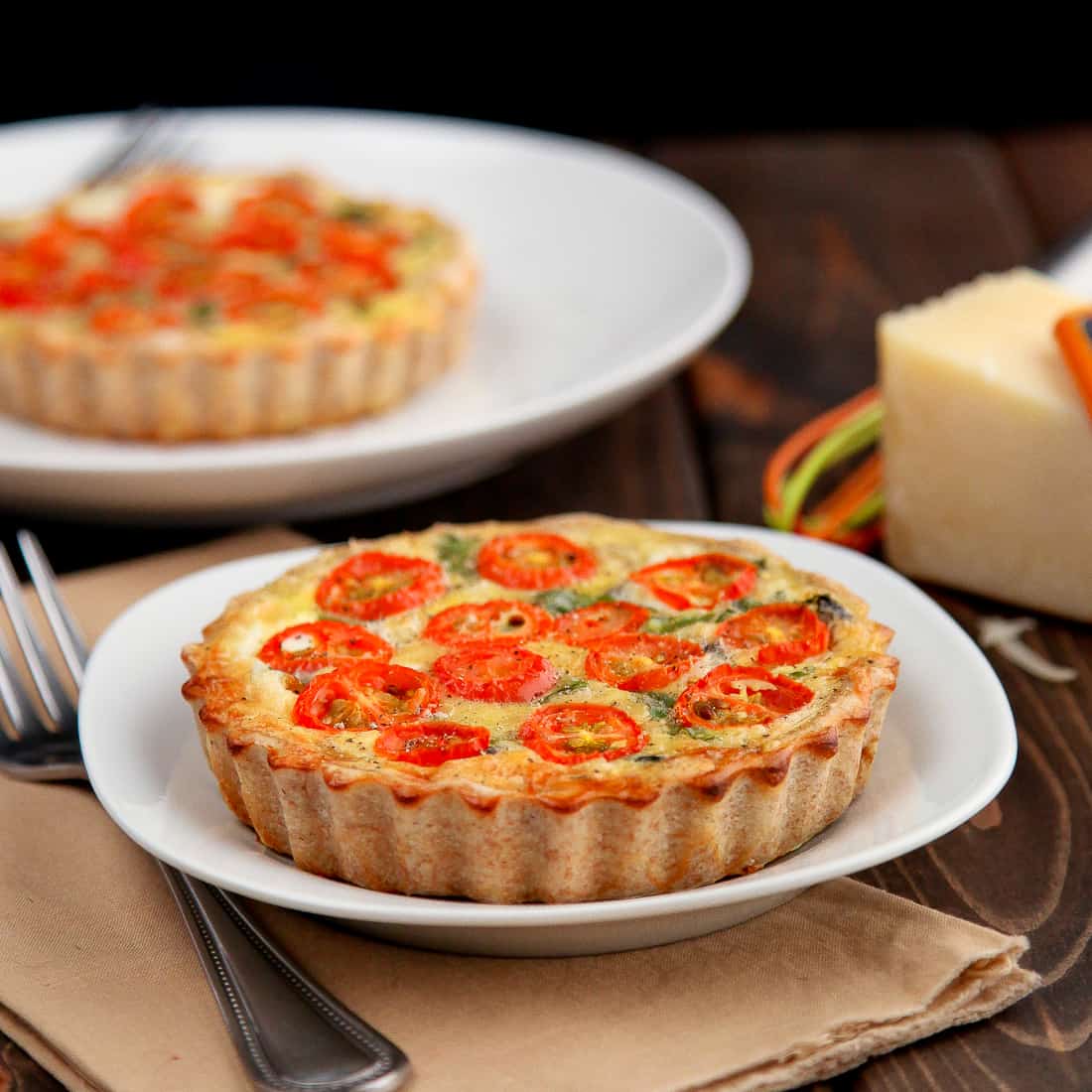 healthy whole wheat vegetable quiche