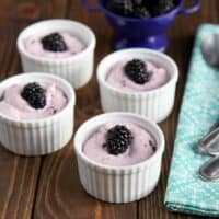 Blackberry Cheesecake Mousse