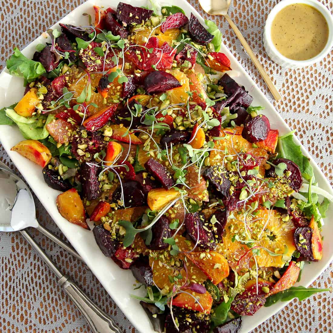 Roasted beet and citrus salad