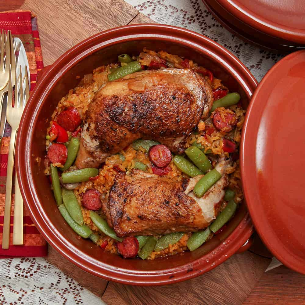 Chicken & Spanish Chorizo Weeknight Paella