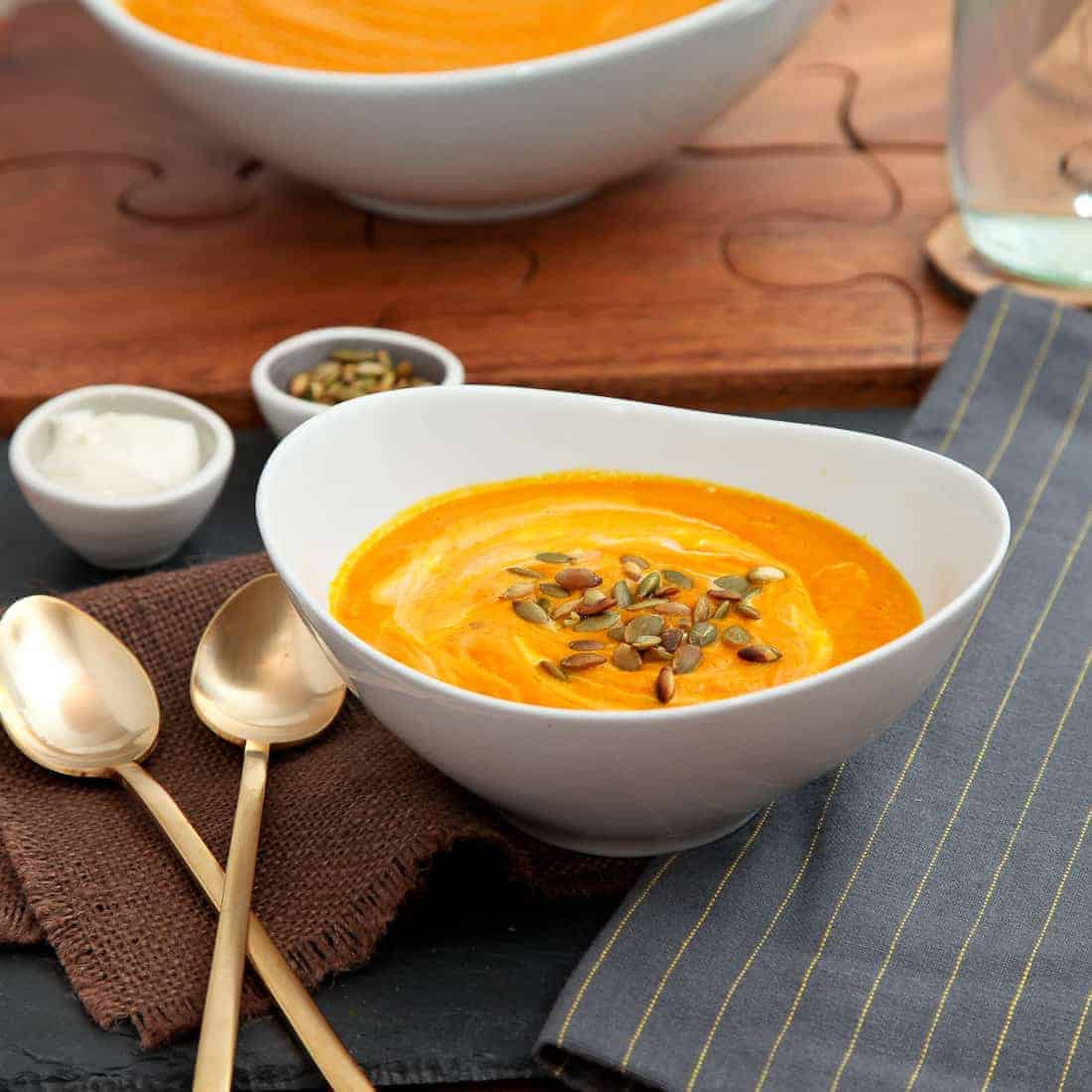 Creamy Turmeric Carrot Soup