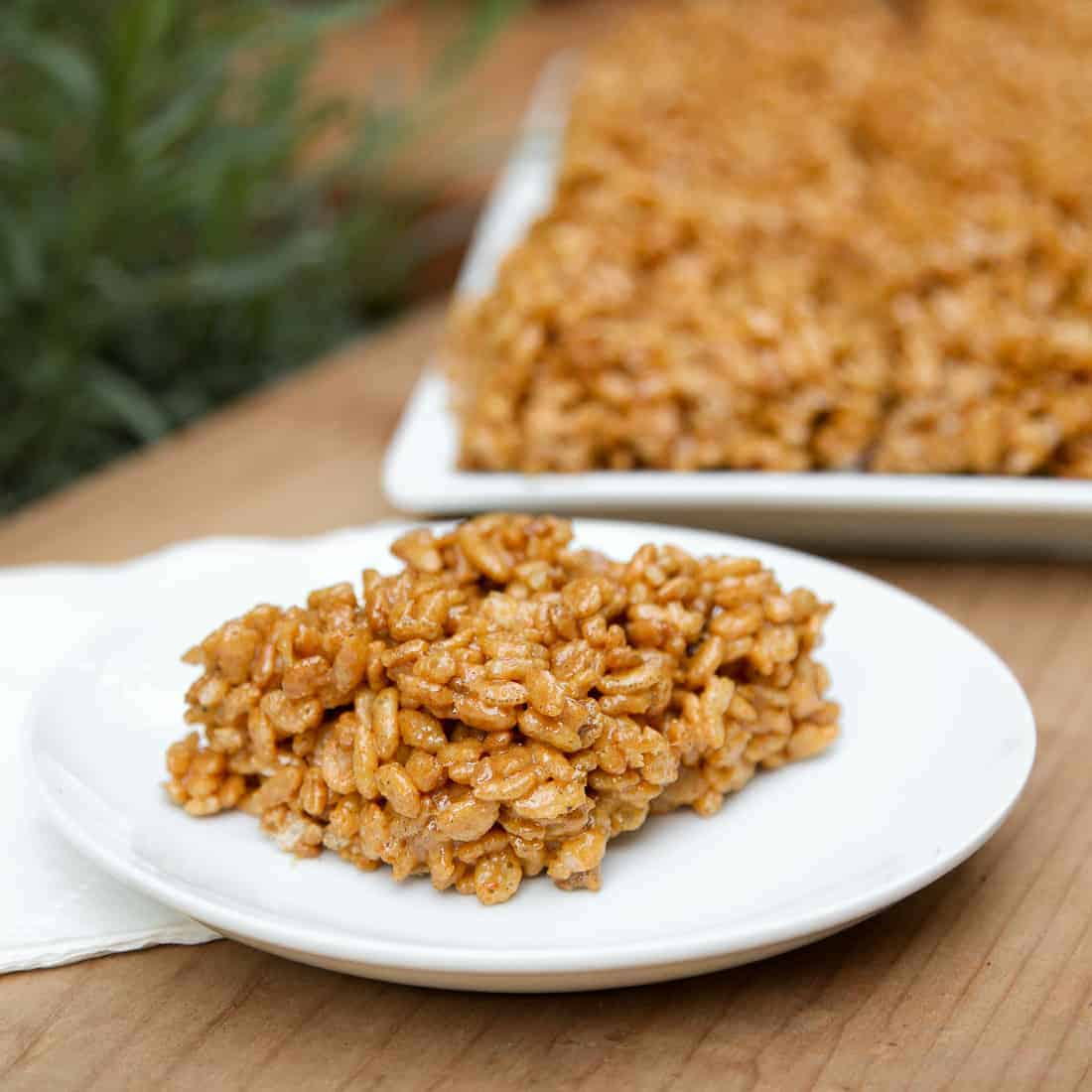 Pumpkin Pie Rice Crispy Treats