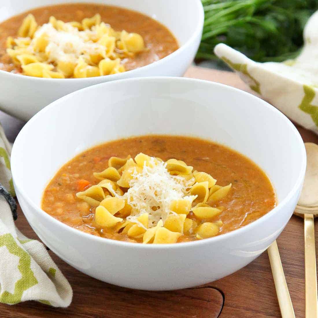 White Bean Soup with Rosemary Oil