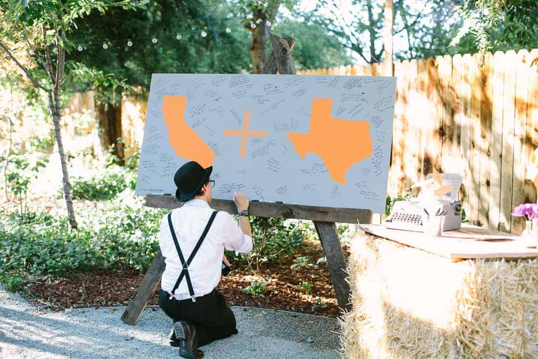 Backyard BBQ Wedding Guestbook