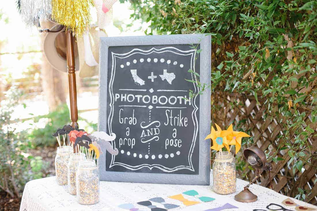 Photobooth Chalkboard Sign