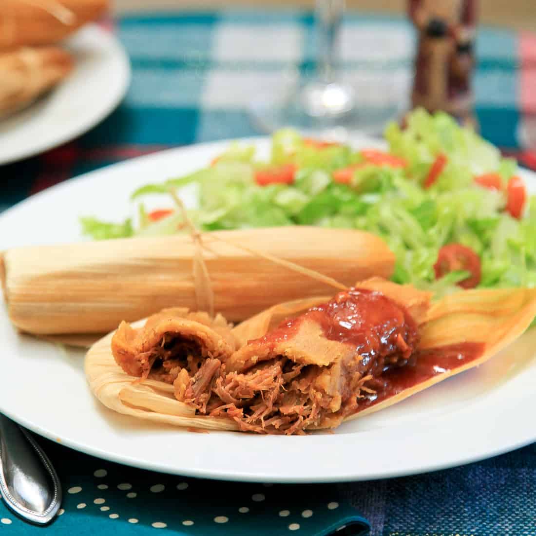 Pork Tamales & Chile Colorado