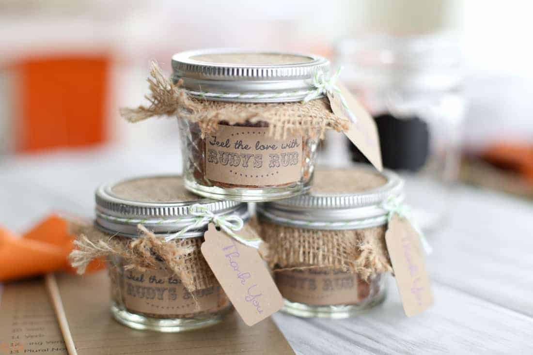 Backyard BBQ Wedding Favors