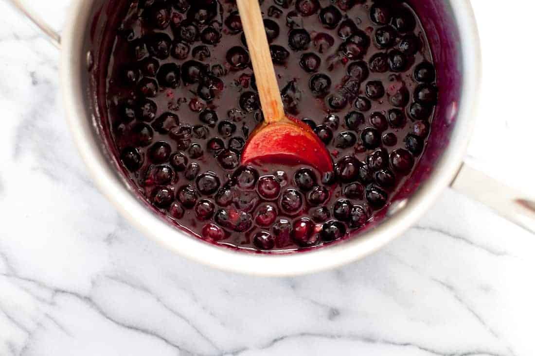 Blueberry compote