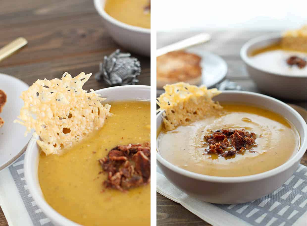 Butternut Squash Soup with Bacon