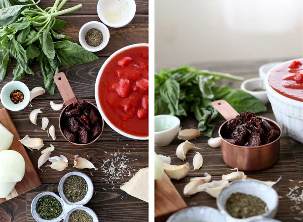 Brown butter sundried tomato marinara Snixy Kitchen