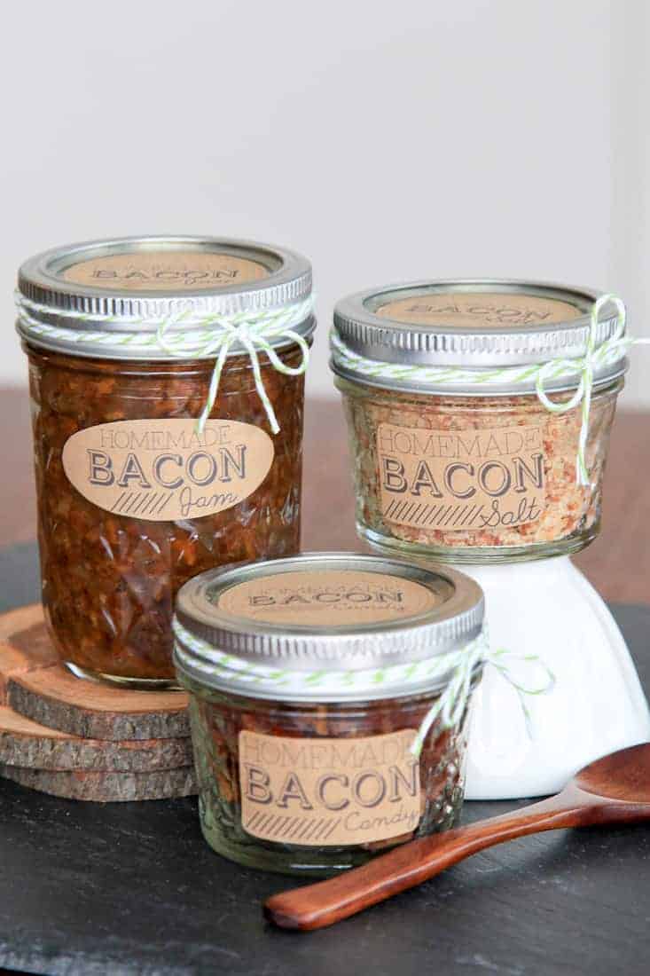 DIY Bacon Gifts: Bacon Jam, Bacon Salt, Bacon Candy