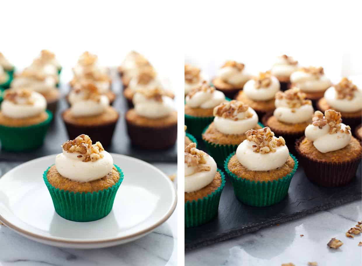 Gluten-free Carrot Cupcakes with Coconut