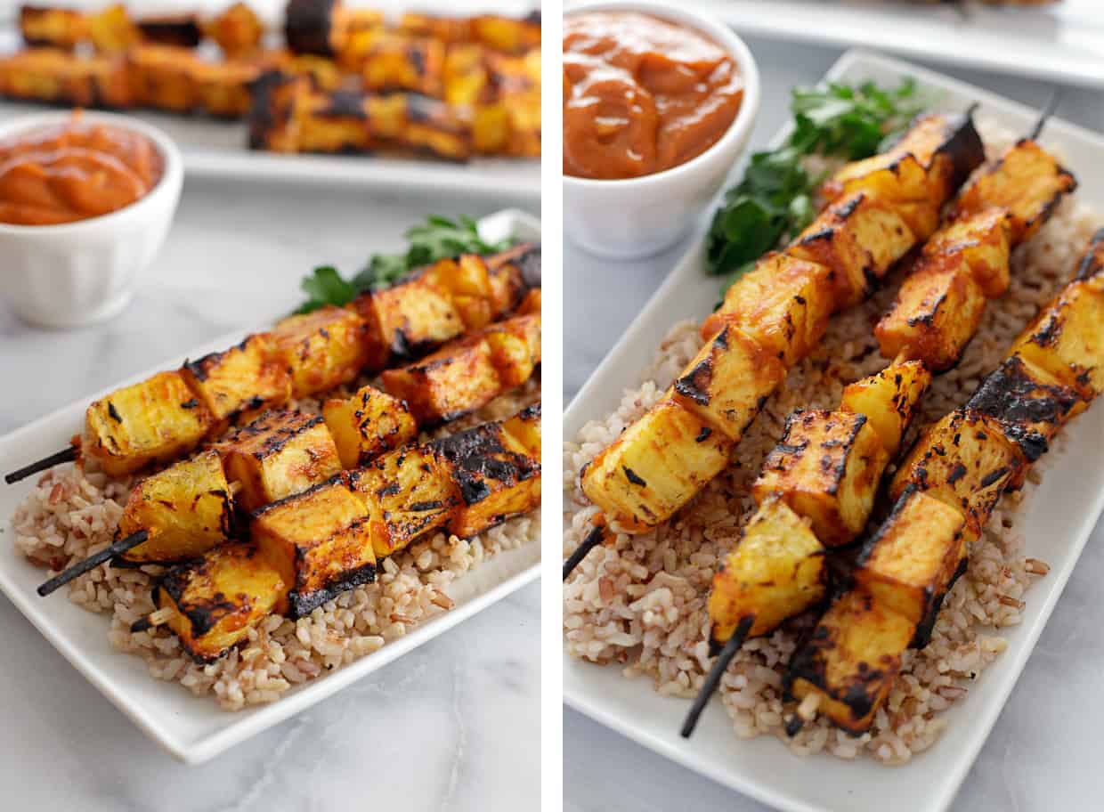 Hodo Soy Pineapple Tofu Skewers