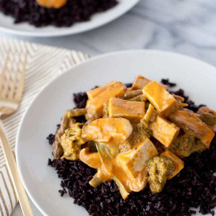 Vegetable & tofu Thai curry