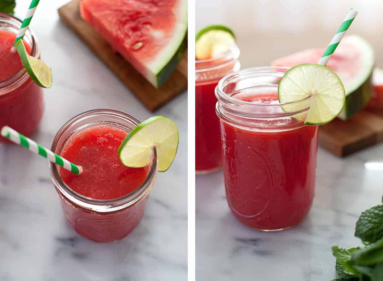 Lime & Watermelon mint agua fresca