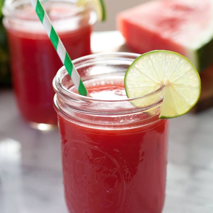 Watermelon mint agua fresca