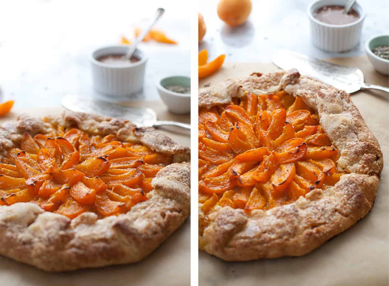 Gluten-free Apricot Galette Pie