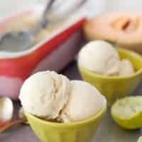 Backyard Mint Cantaloupe Ice Cream