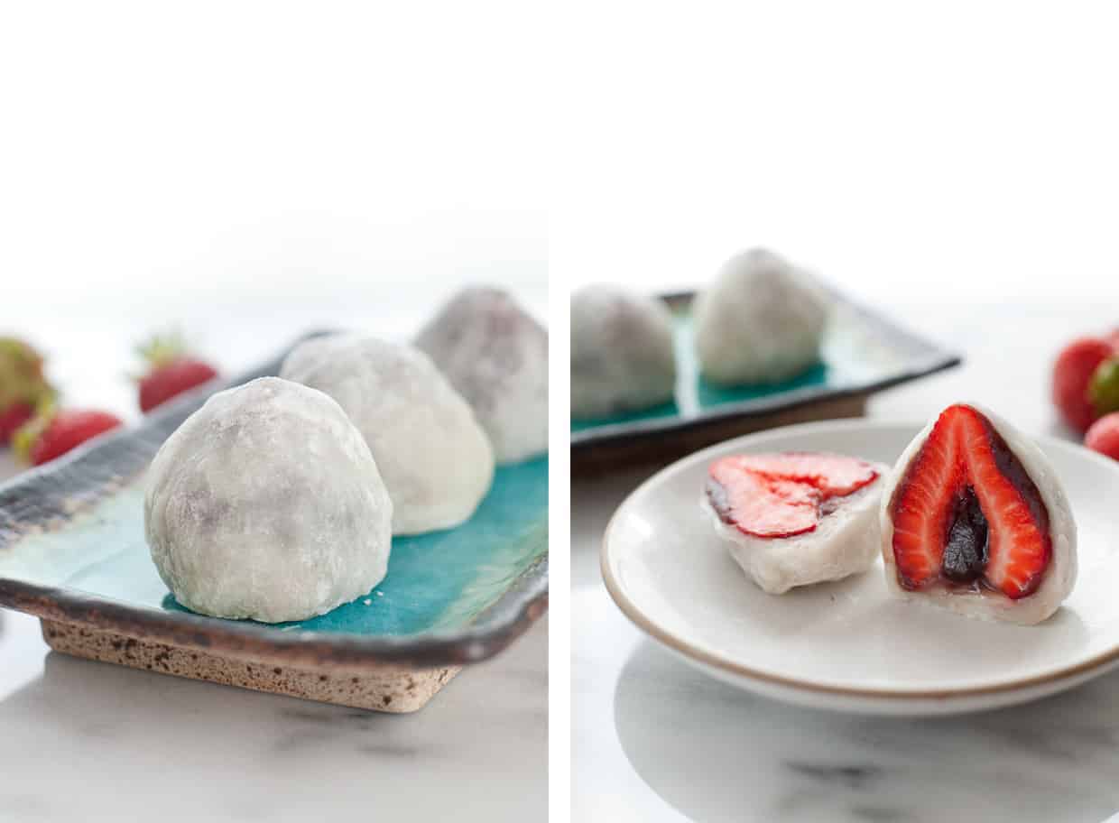 Strawberry Mochi Bites