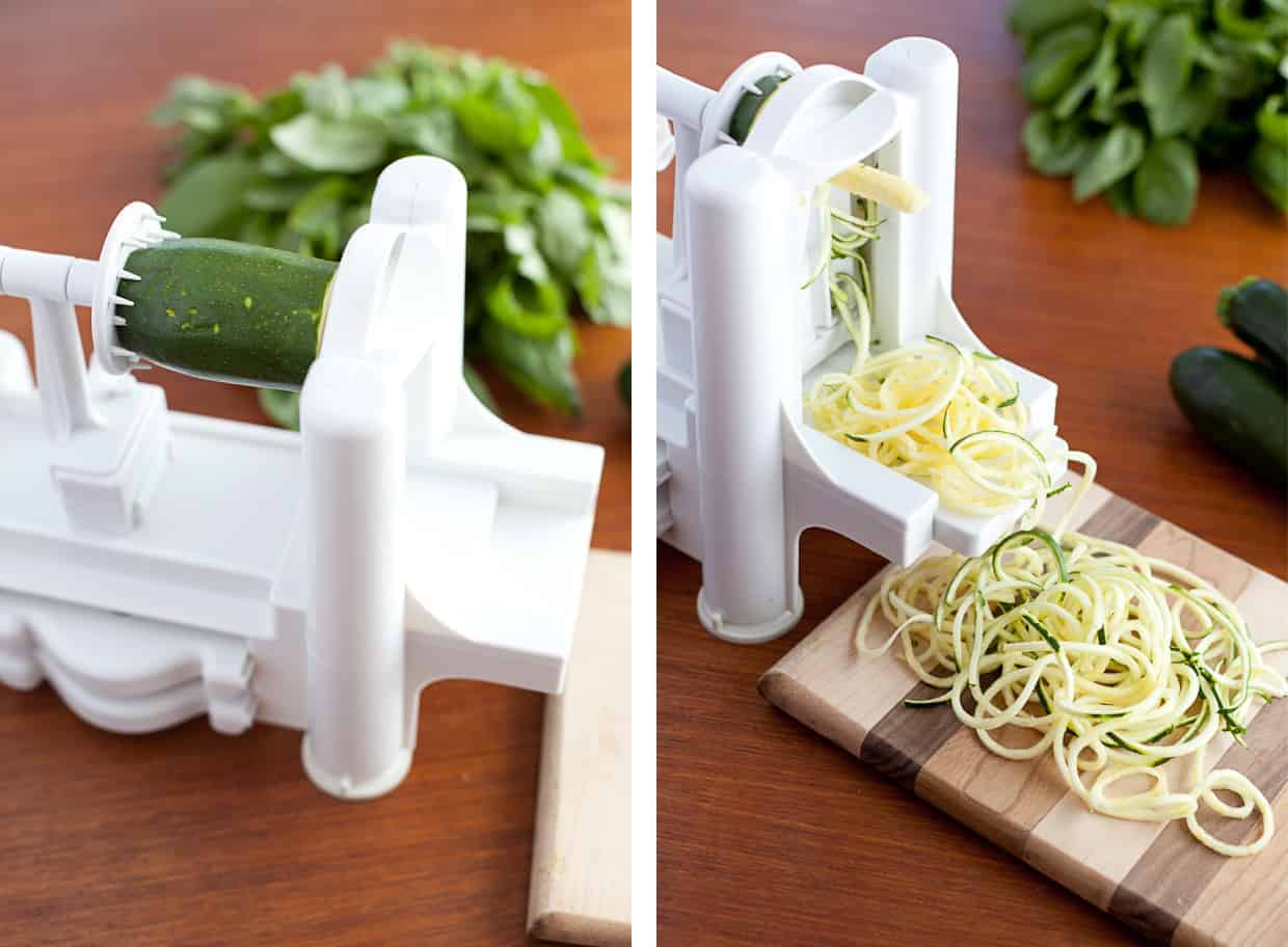 Spiralized Zucchini Noodles