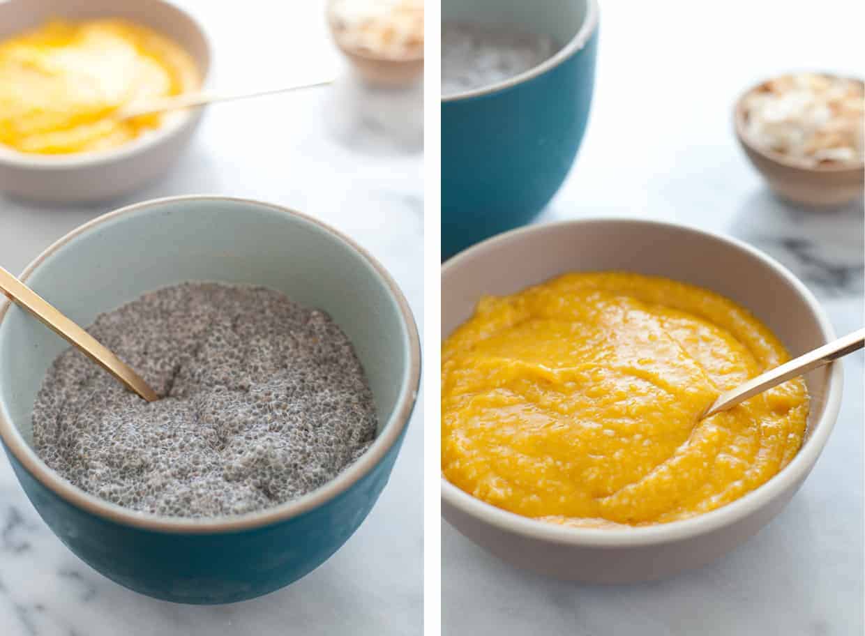 Mango Chia Seed Pudding