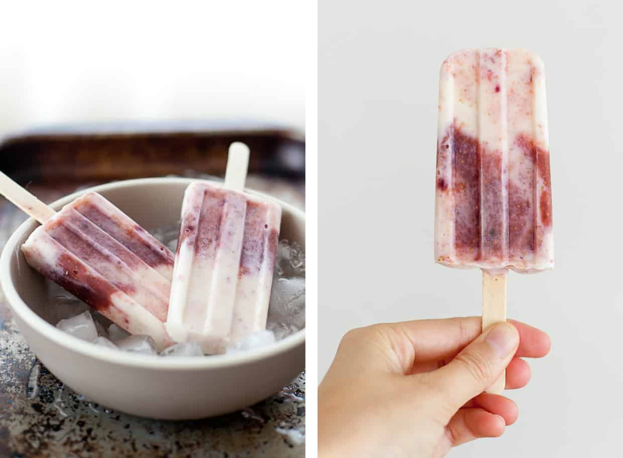 Fig Yogurt Popsicles