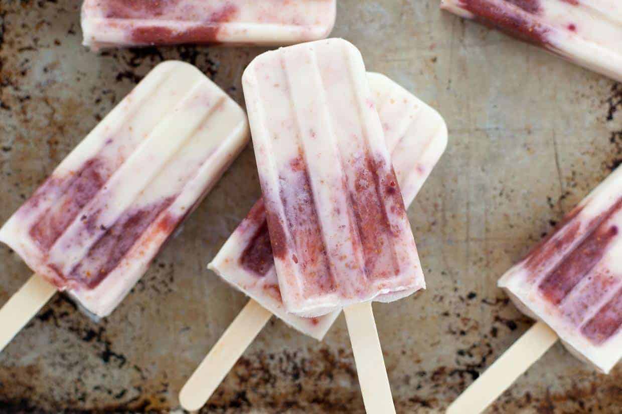 Roasted Fig Popsicles