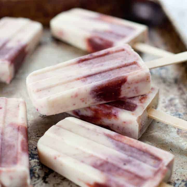 Fig and Goat Cheese Popsicles