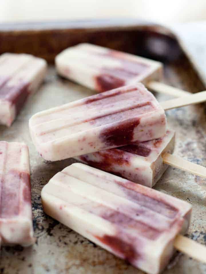 Fig and Goat Cheese Popsicles