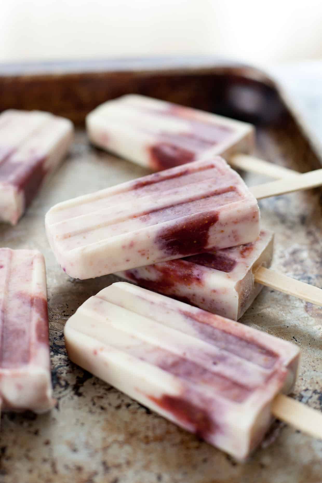 Fig and Goat Cheese Popsicles