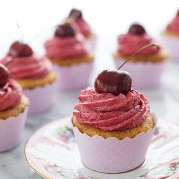 Cherry Garcia Cupcakes