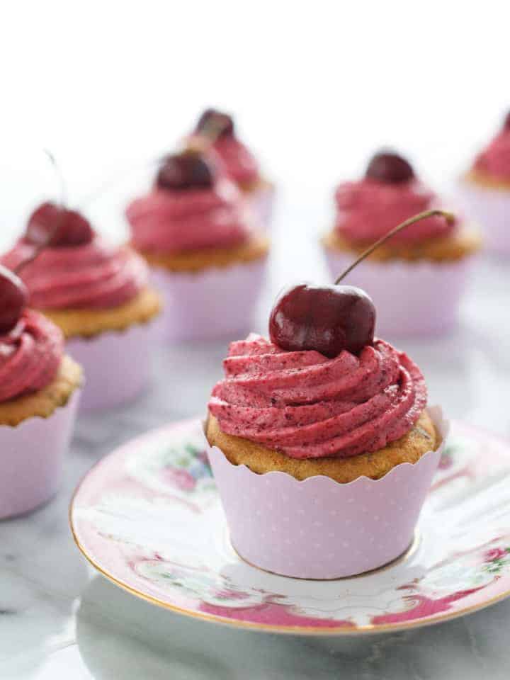 Cherry Garcia Cupcakes