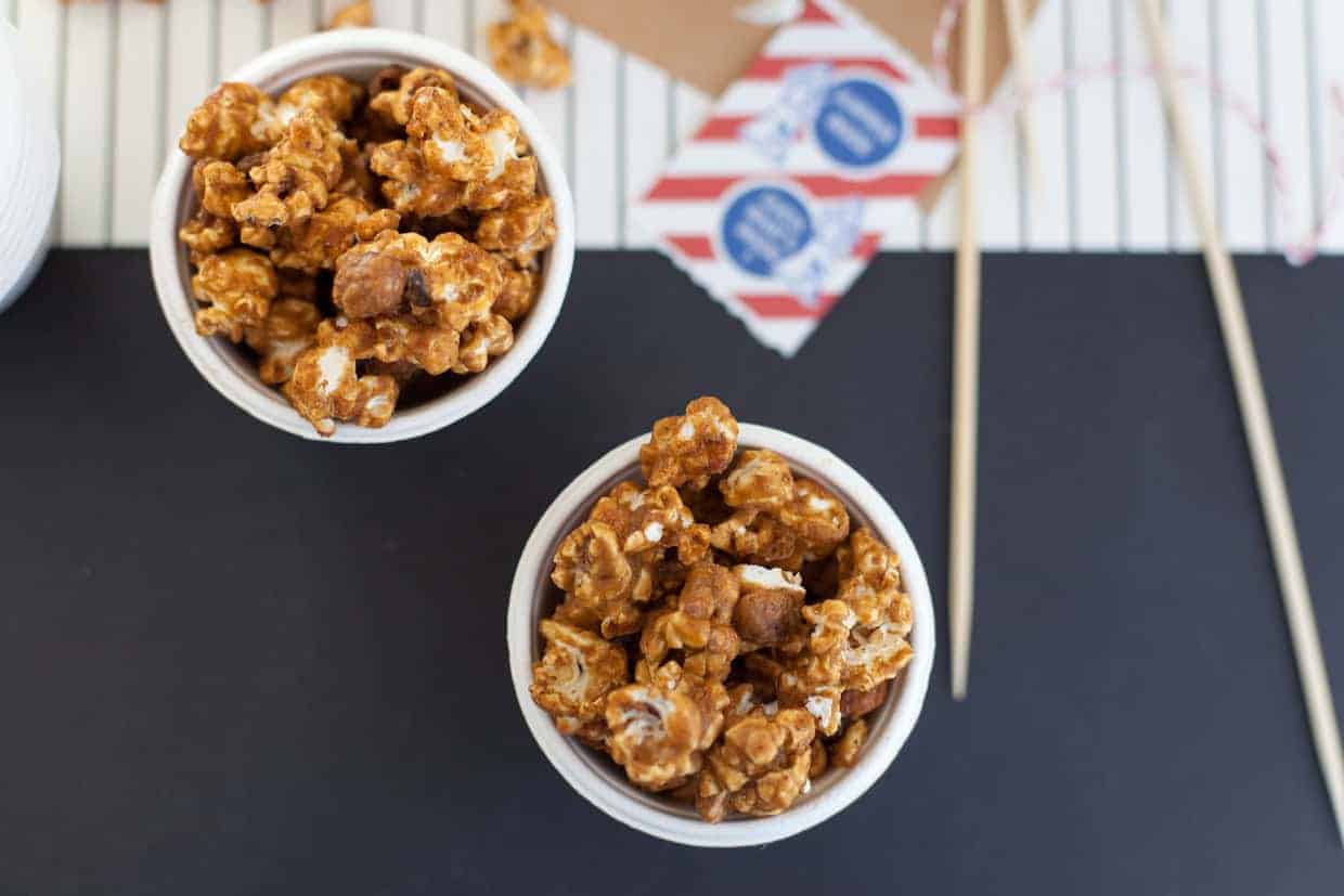 Spicy homemade cracker jack