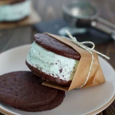 Mint Ice Cream Sandwiches