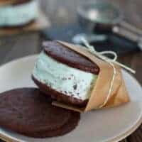 Mint Ice Cream Sandwich