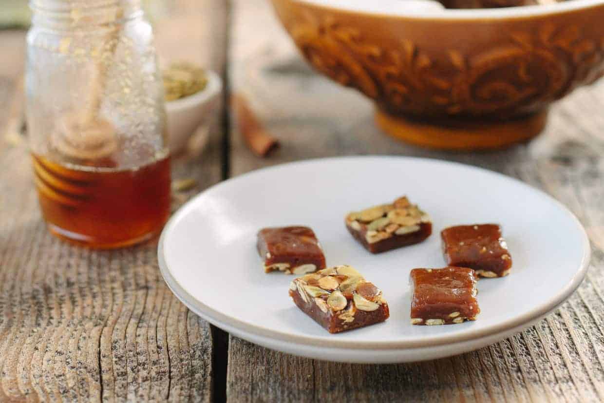 Pumpkin Caramels with Pepitas