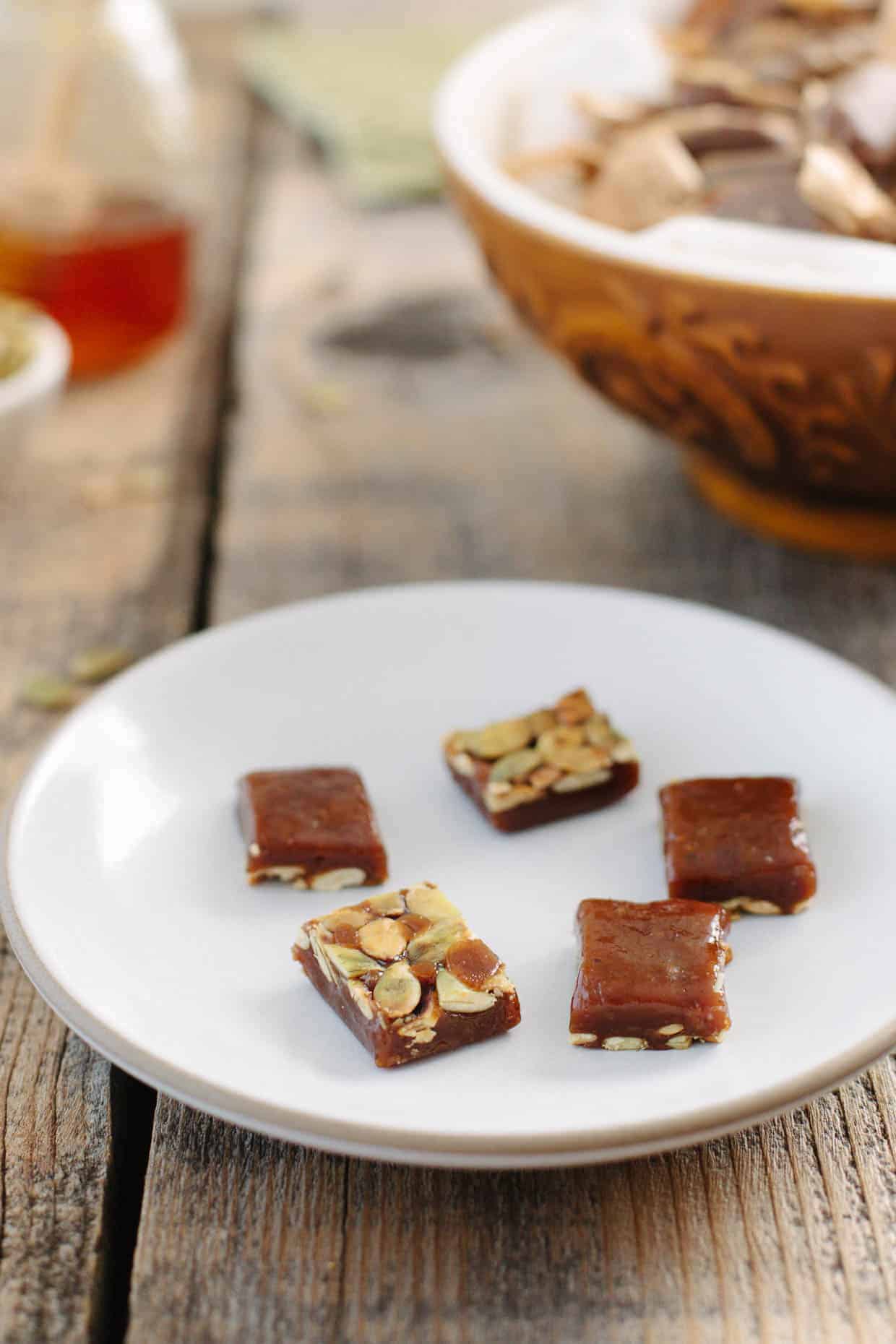 Honey Pumpkin Caramels