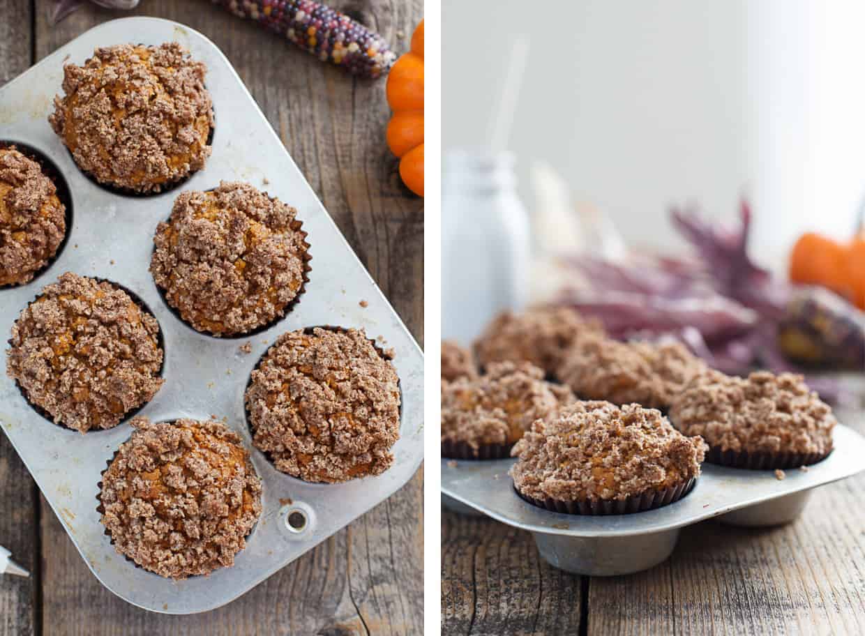 Pumpkin Streusel Muffins