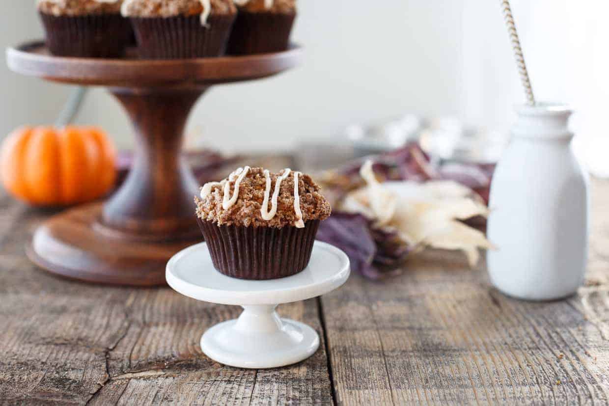 Pumpkin Muffins with Cinnamon Cream Cheese