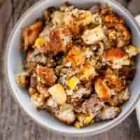 Gluten-Free Sausage Stuffing Apples