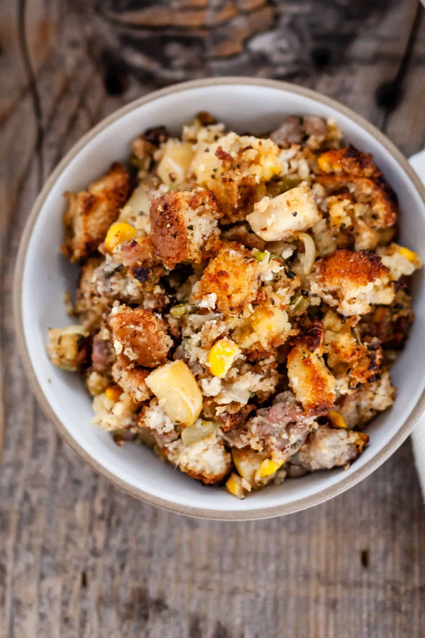 Gluten-Free Sausage Stuffing Apples