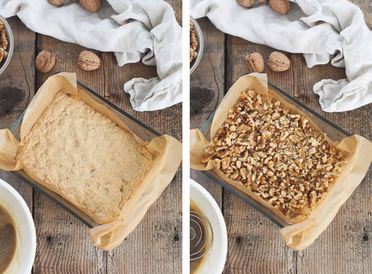 Gluten-free Walnut Shortbread Bars
